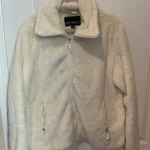 Fuzzy Warm Jacket WTH Zip Pockets XXL Polyester